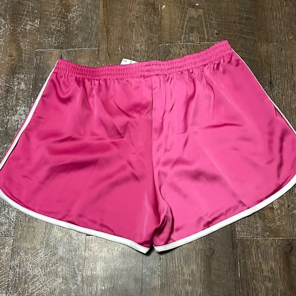 NEW‎ Adidas 3 Strip Sprinter Women's Bright Pink Athletic Shorts Size XL - Picture 4 of 7